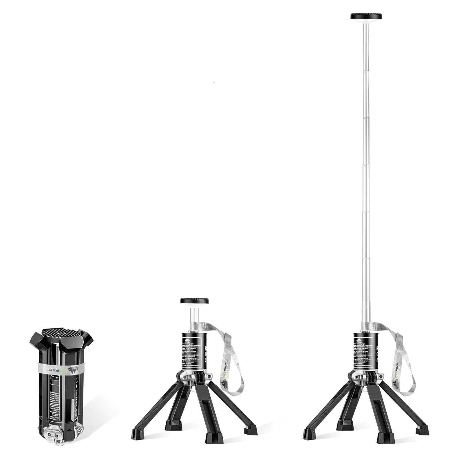 Luz de Camping Telescópica MTRVR 20000mAh Impermeable 3 Modos