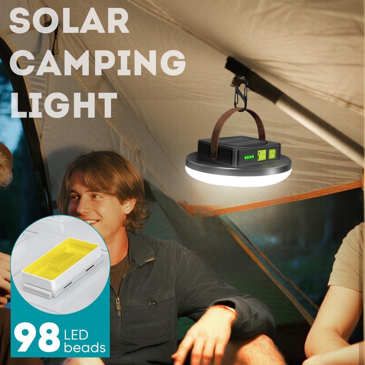 Linterna Solar Recargable LeKaufen 4500LM 4 Modos Impermeable