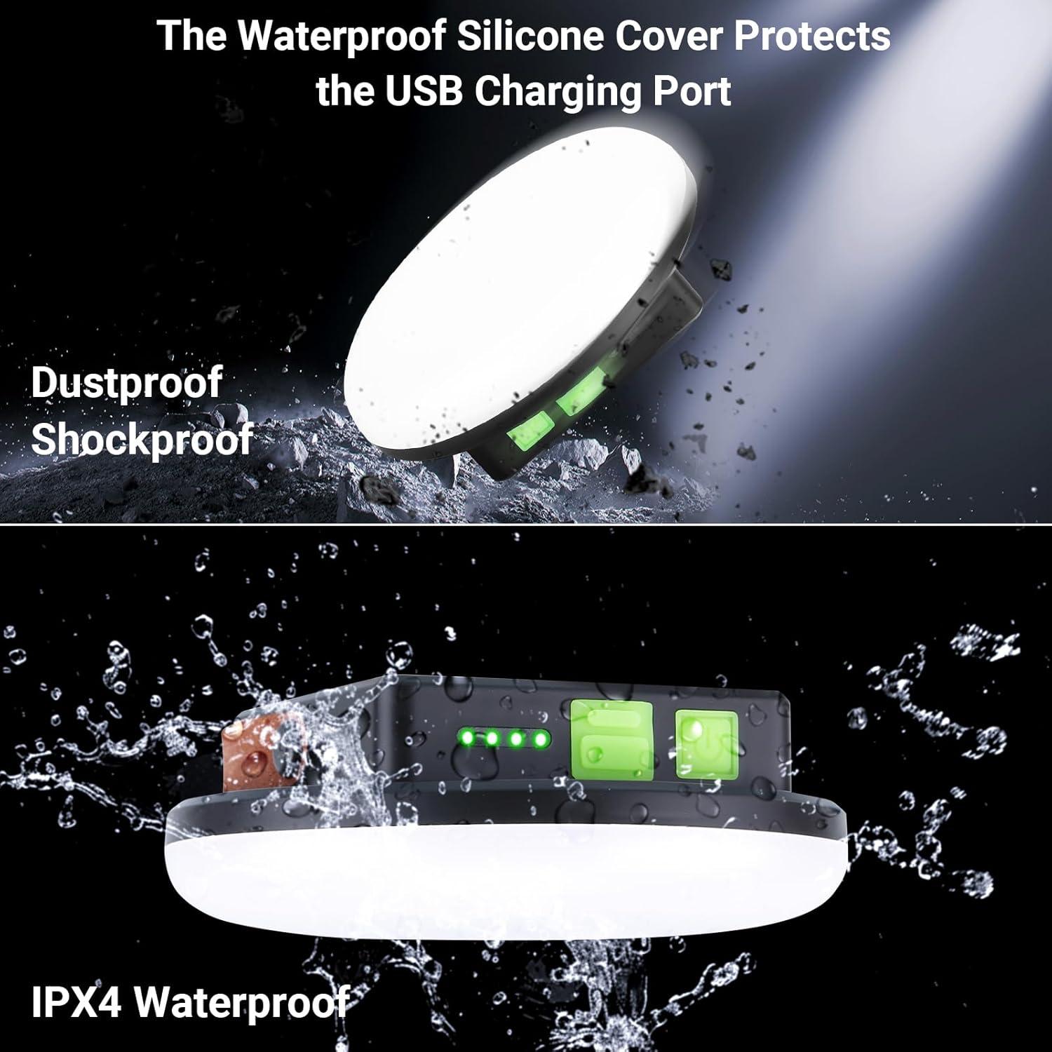 Linterna Solar Recargable LeKaufen 4500LM 4 Modos Impermeable