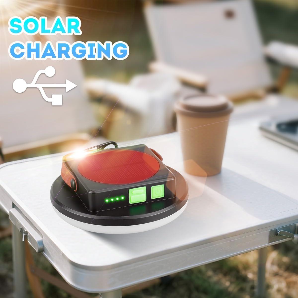 Linterna Solar Recargable LeKaufen 4500LM 4 Modos Impermeable