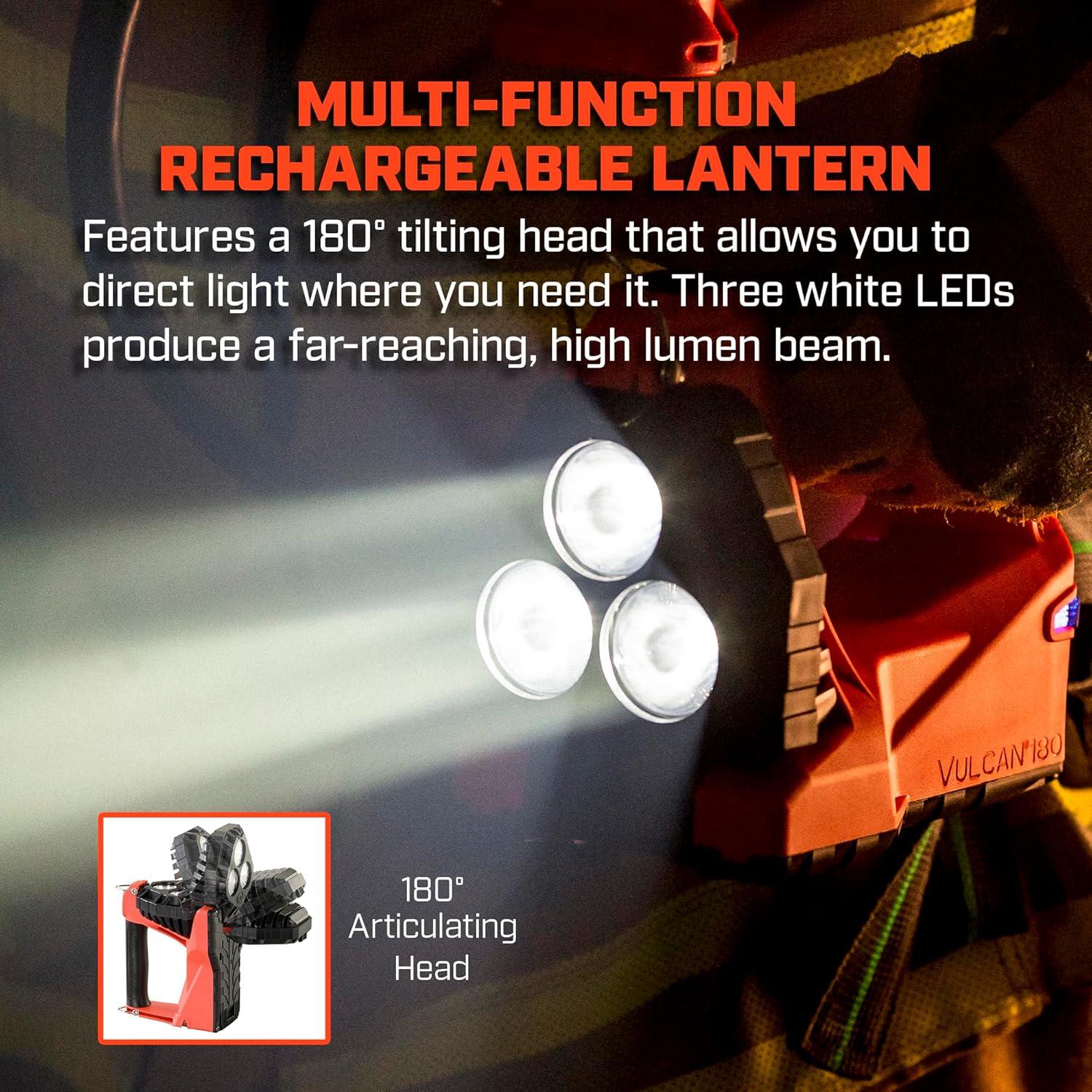 Linterna Streamlight 44310 Vulcan 180 1200 Lúmenes Naranja