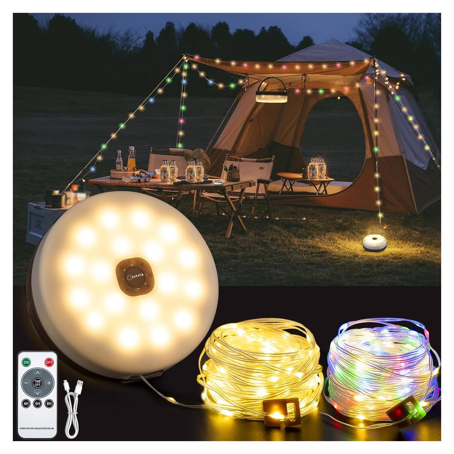 Linterna de Camping Solares Sutaig 22m 4 en 1 Impermeable