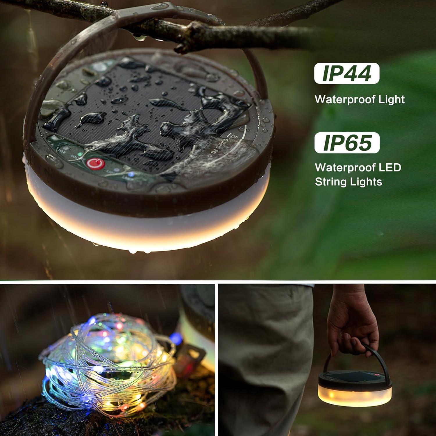 Linterna de Camping Solares Sutaig 22m 4 en 1 Impermeable