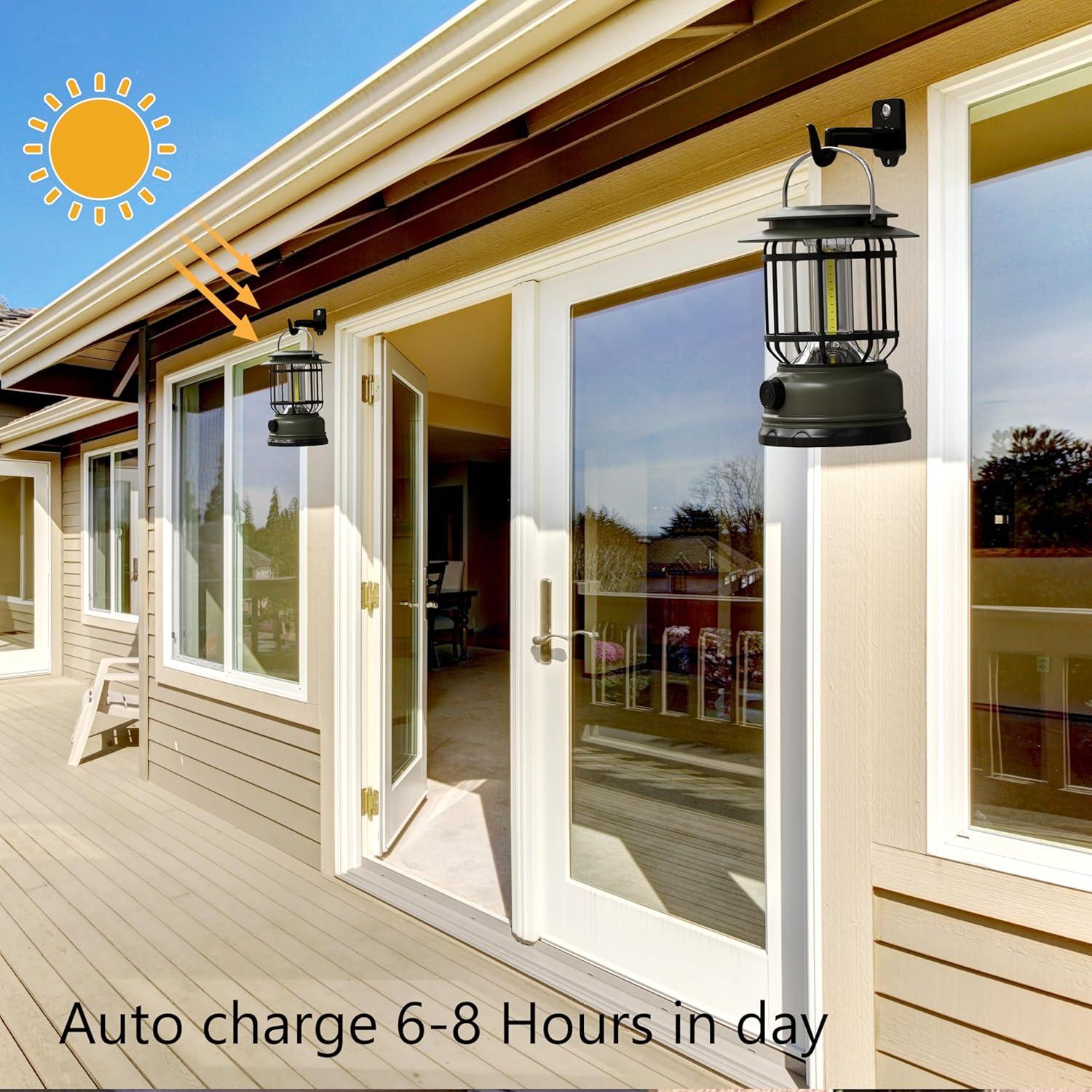 Linterna Solar LED KUNDGLA 1500LM Recargable 3Pack Negra