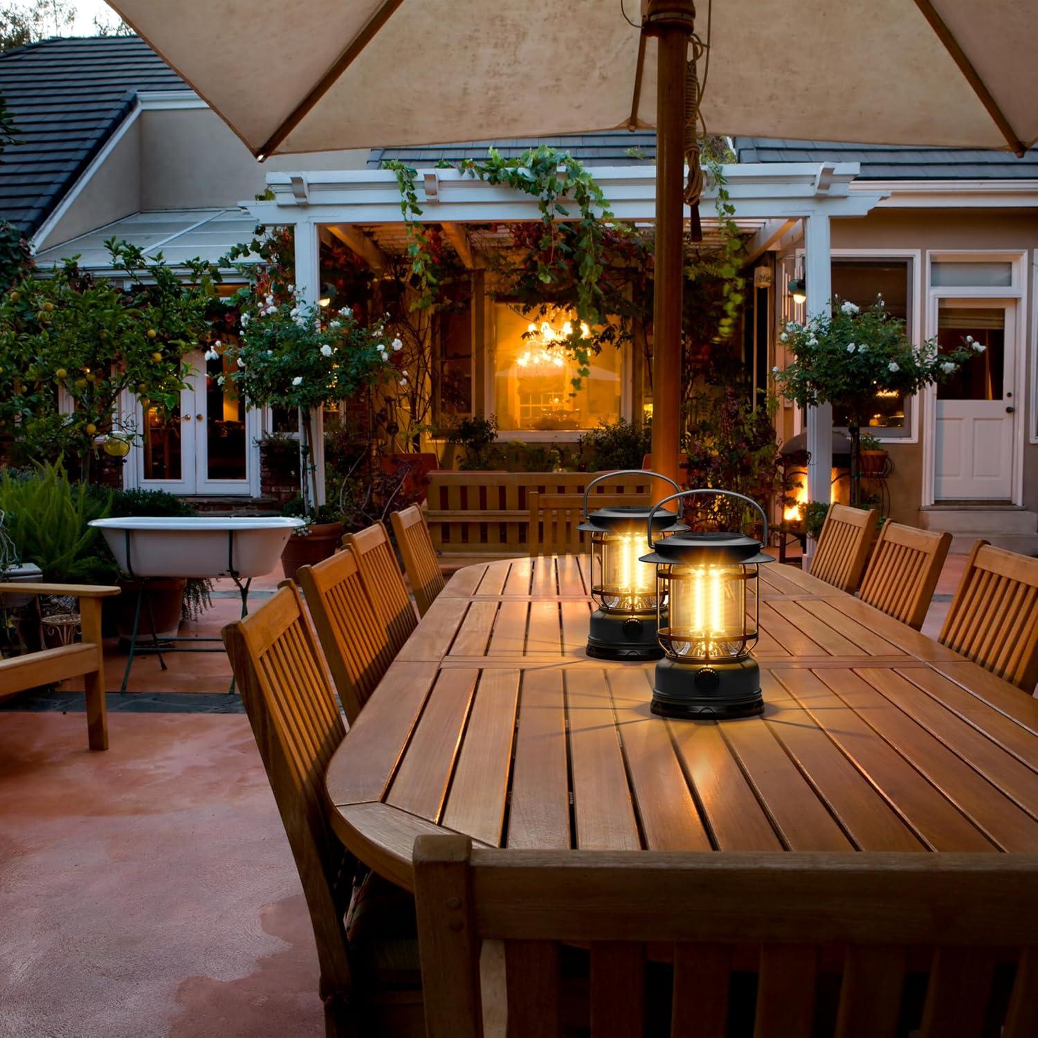 Linterna Solar LED KUNDGLA 1500LM Recargable 3Pack Negra