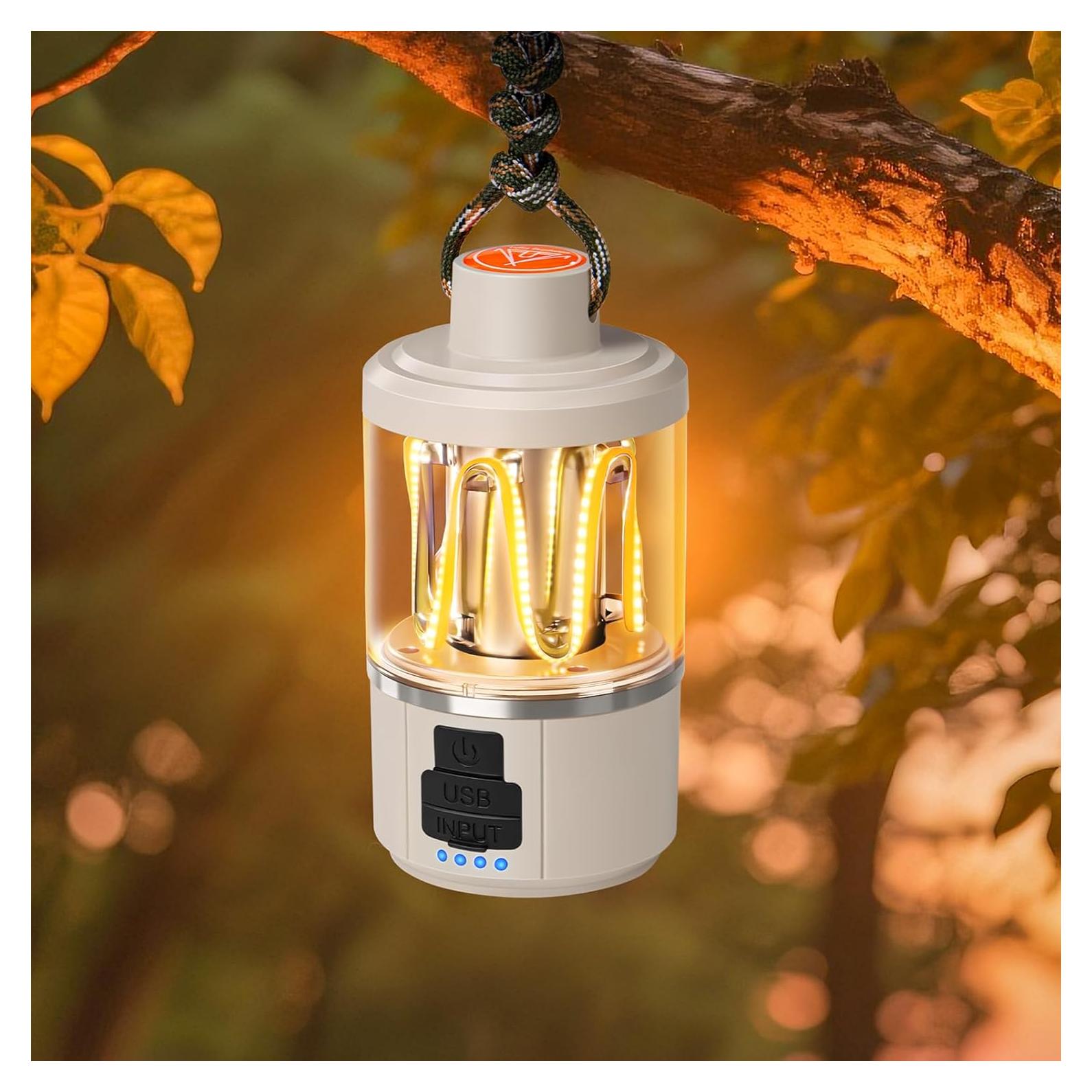 Linterna de Camping Luvan Recargable LED 1500mAh Impermeable