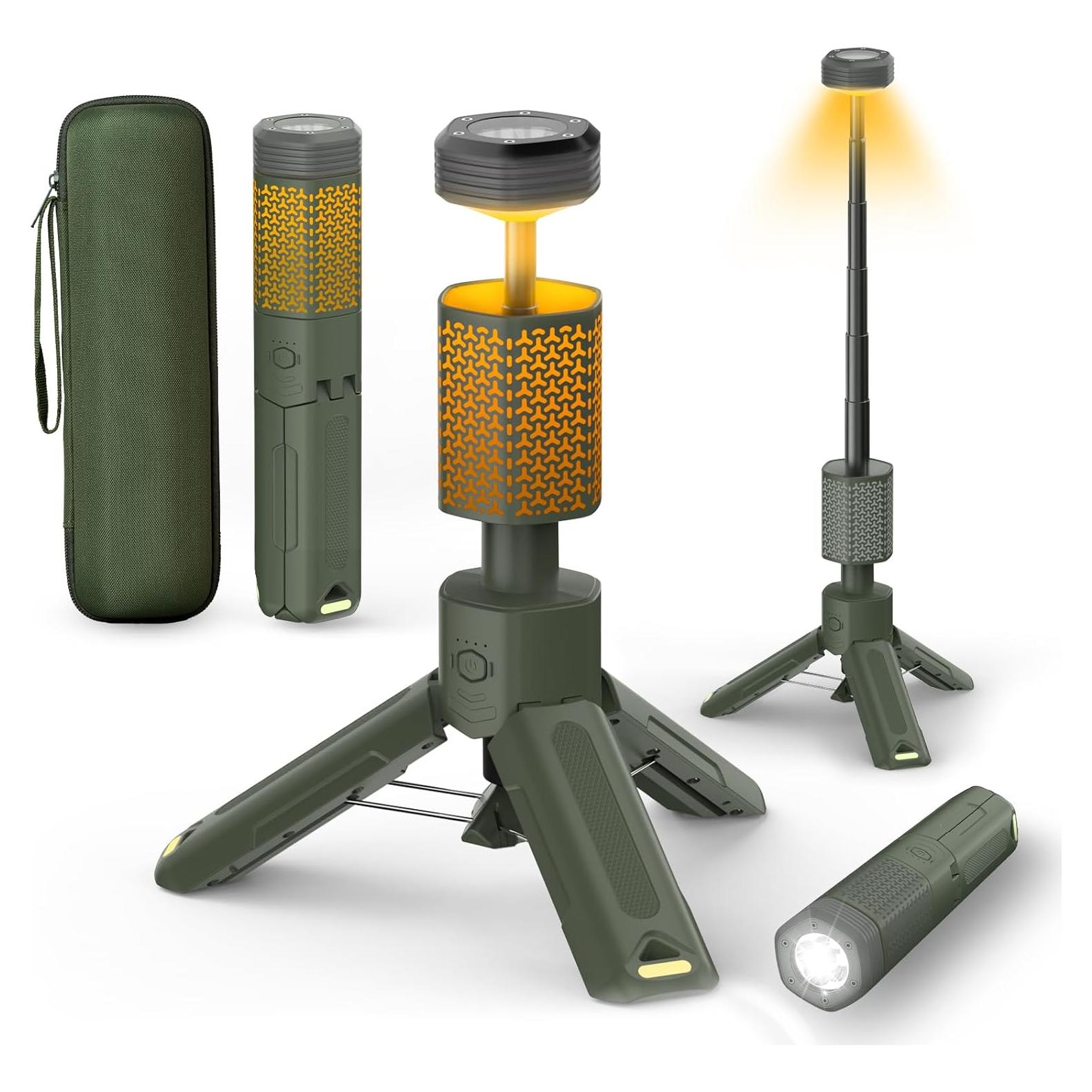 Linterna de Camping Telescópica M KARMATER 10500mAh Verde