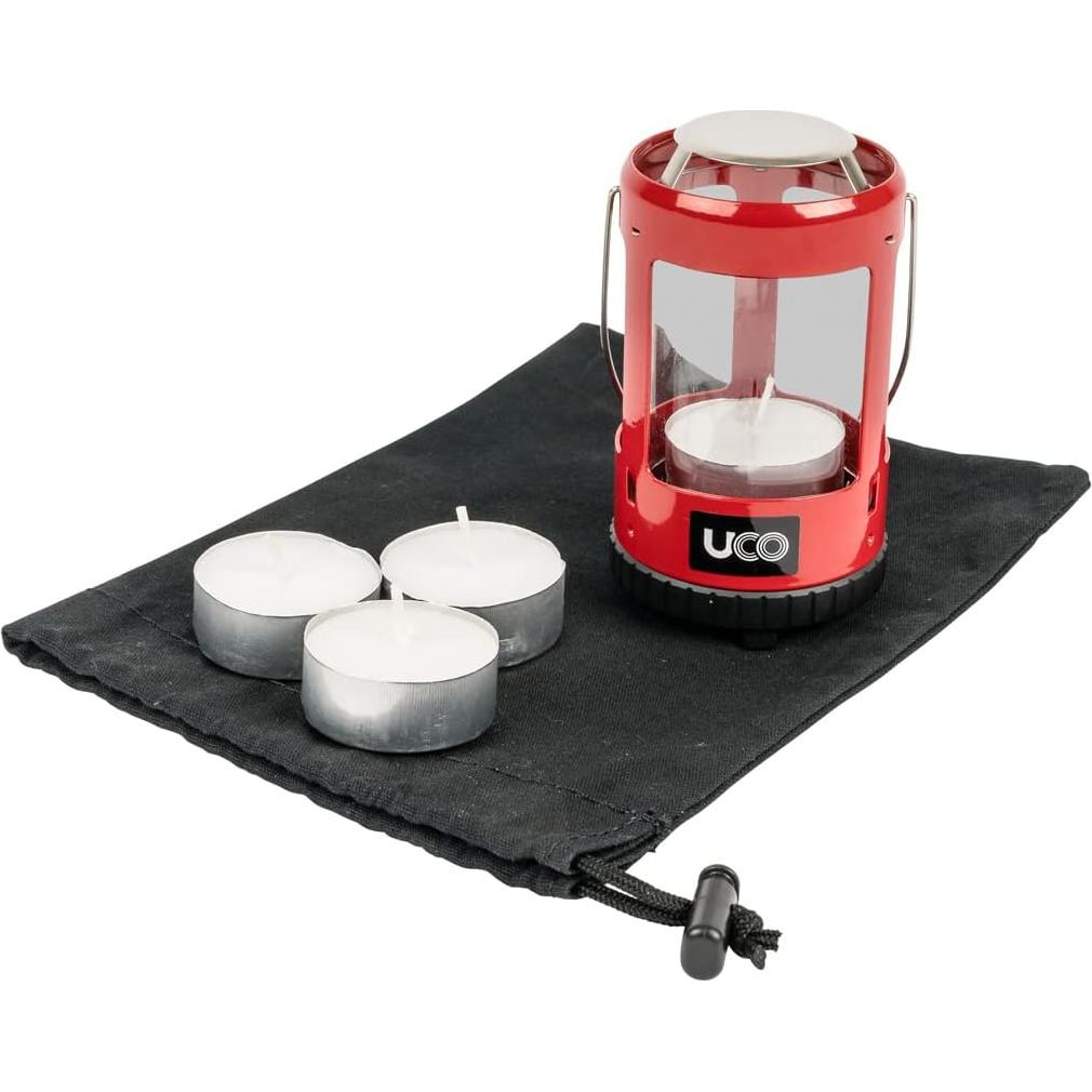 Kit de Linterna de Vela Mini UCO Lava con 4 Velas de Té