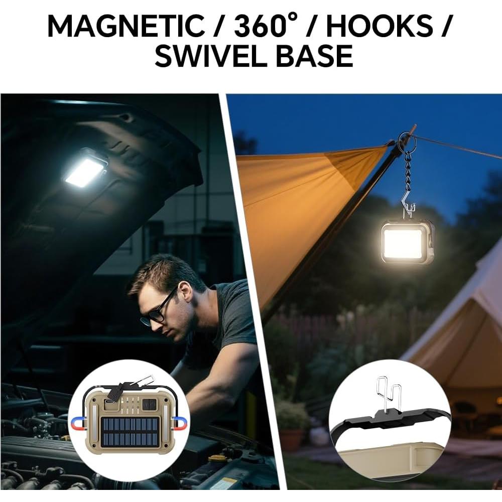 Linterna de Camping LED Recargable SHILIPAI 1500 Lúmenes