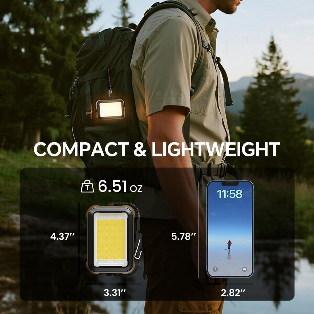 Linterna de Camping LED Recargable SHILIPAI 1500 Lúmenes