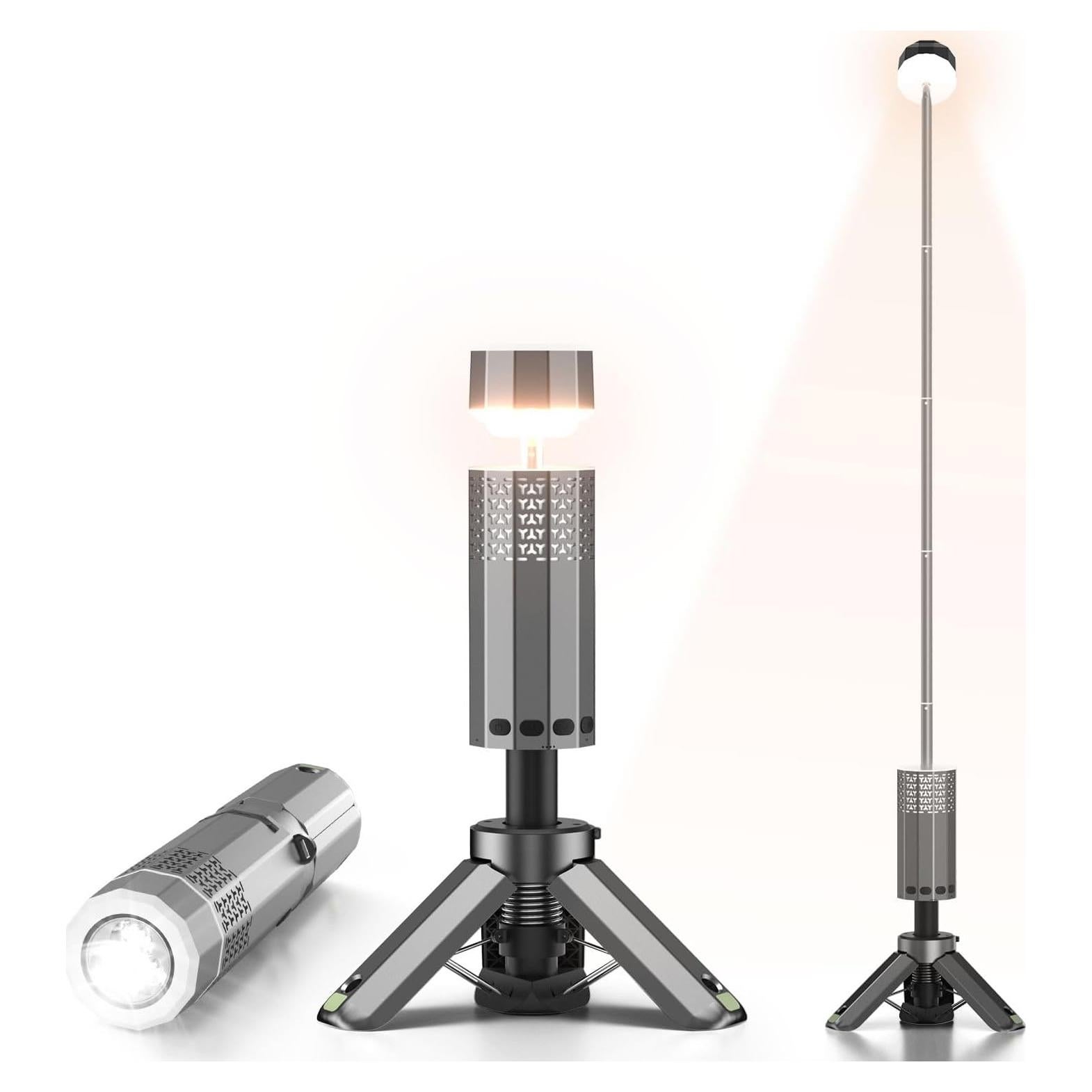 Linterna de Camping Telescópica LAIKORE 12000mAh LED Impermeable