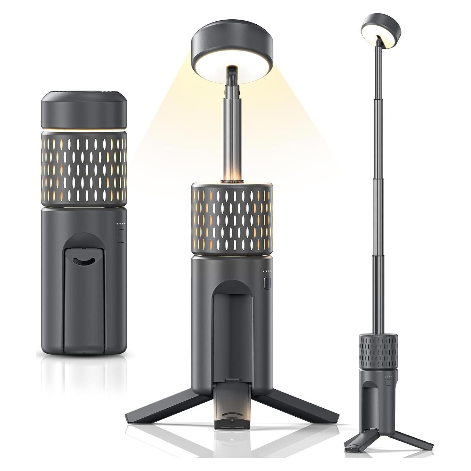 Linterna de Camping Telescópica HSP LYD06H Gris Recargable