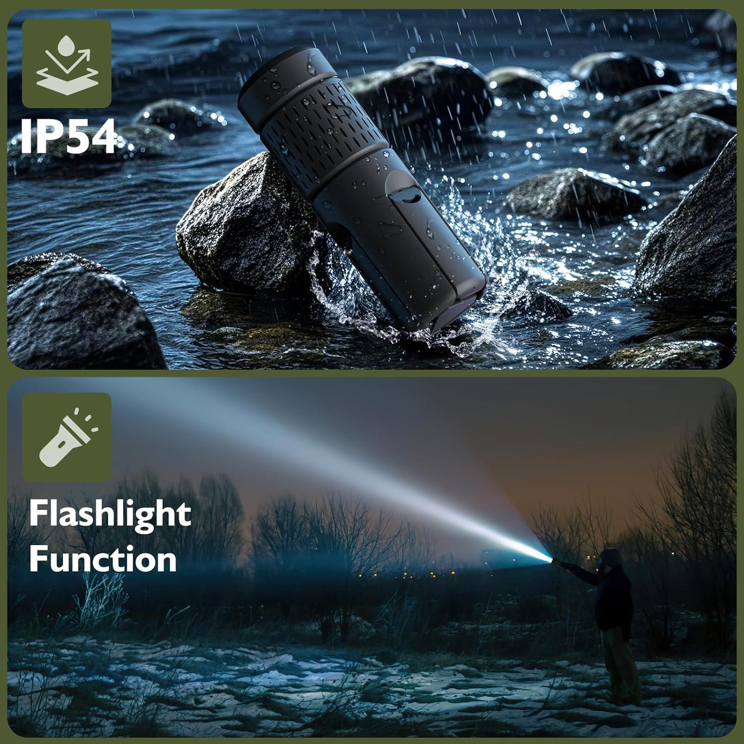 Linterna de Camping Telescópica HSP LYD06H Gris Recargable