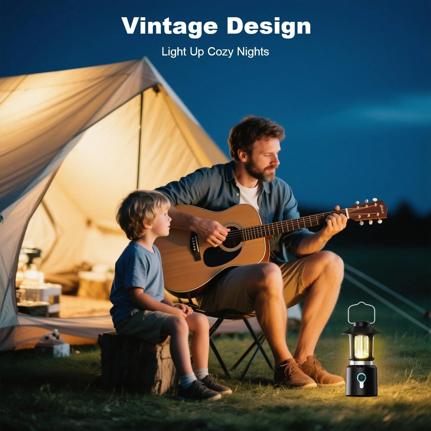 Linterna de Camping Telescópica KEIWRLIGHT 8000mAh 3 Modos