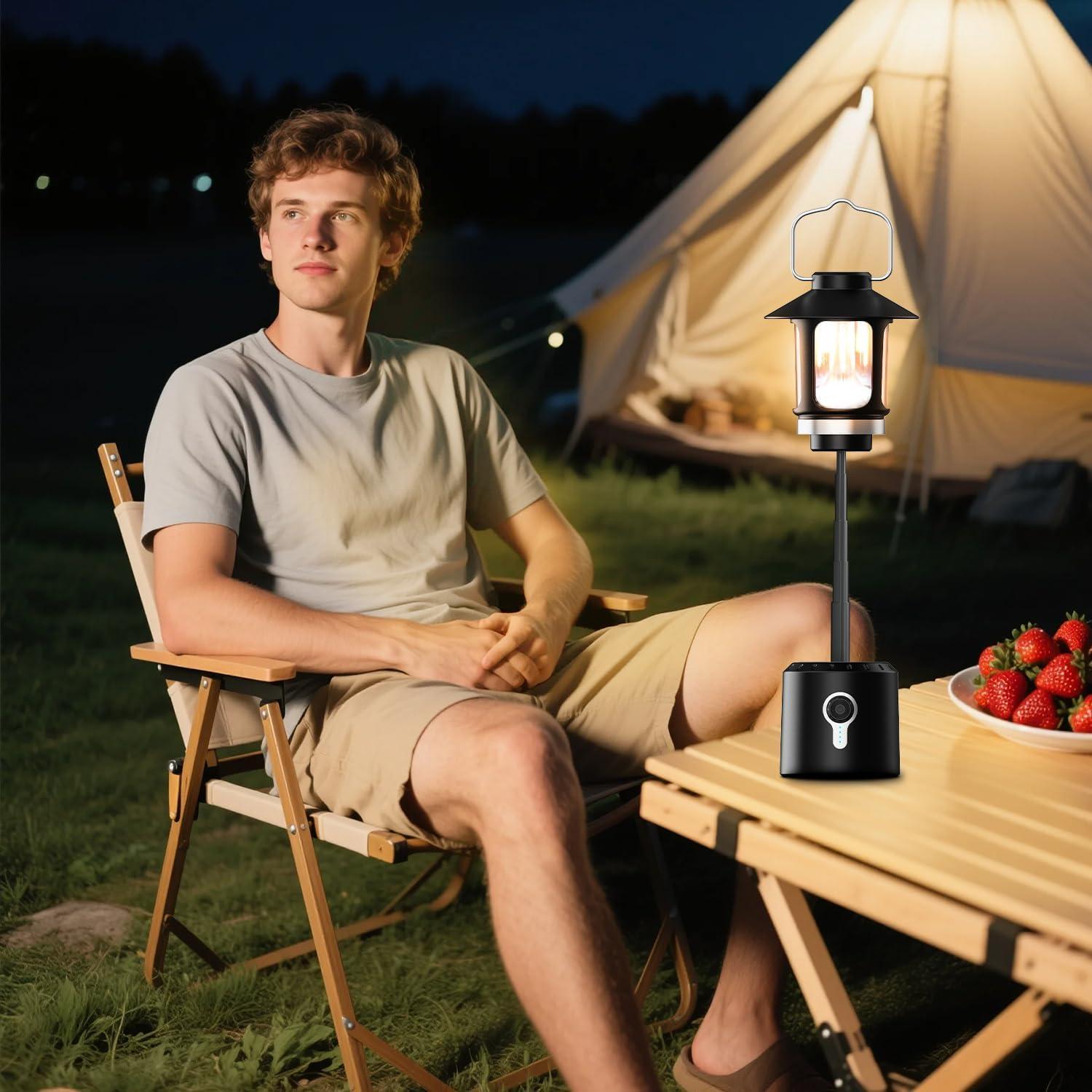 Linterna de Camping Telescópica KEIWRLIGHT 8000mAh 3 Modos