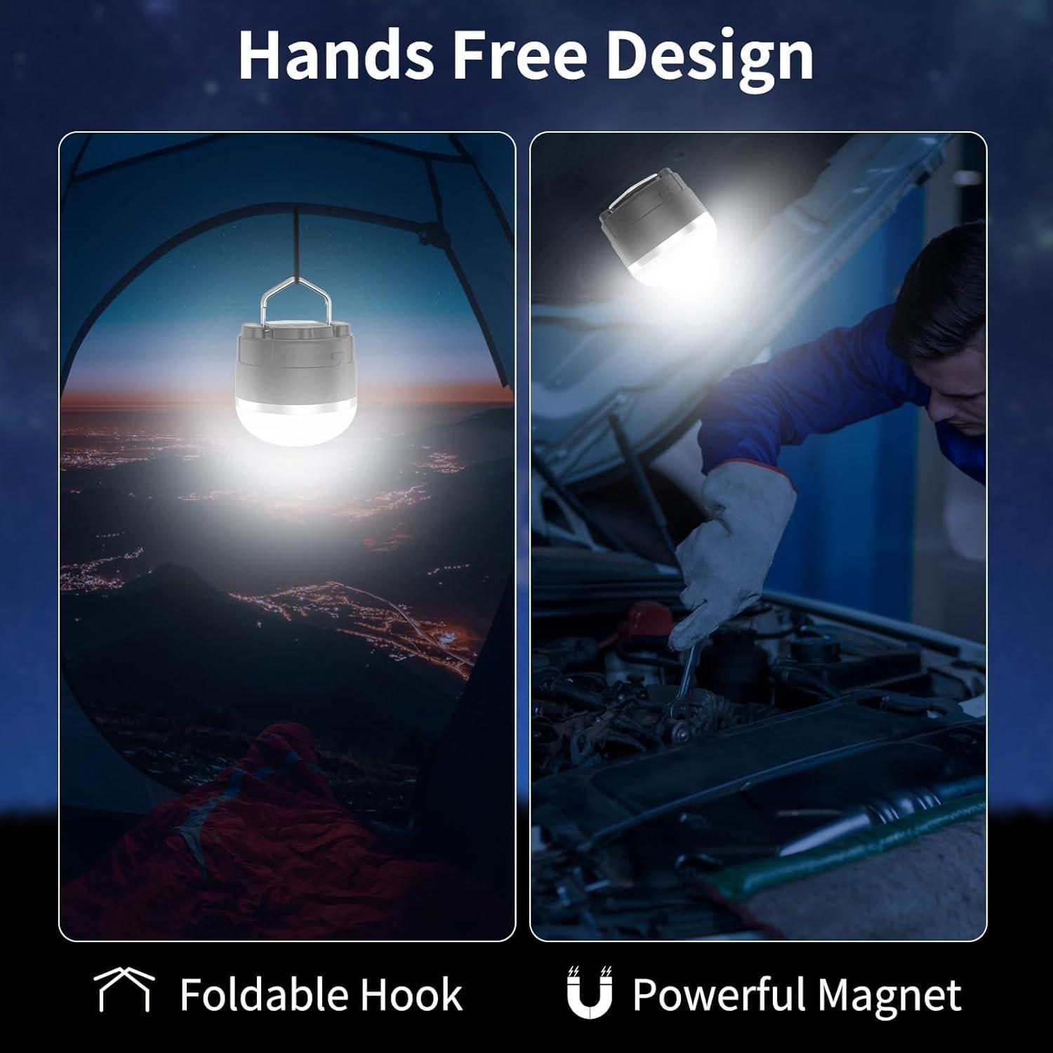 Linterna de Camping Recargable KOBAIBAN 1000LM 4000mAh IP65