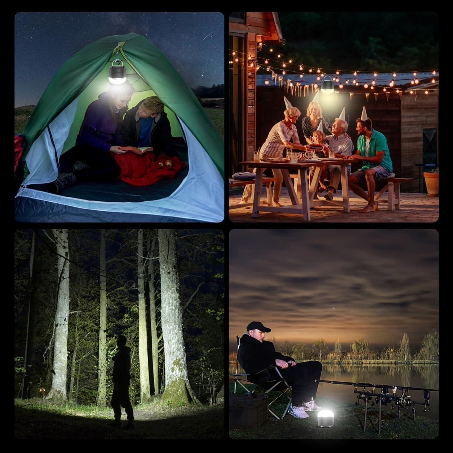 Linterna de Camping Recargable KOBAIBAN 1000LM 4000mAh IP65