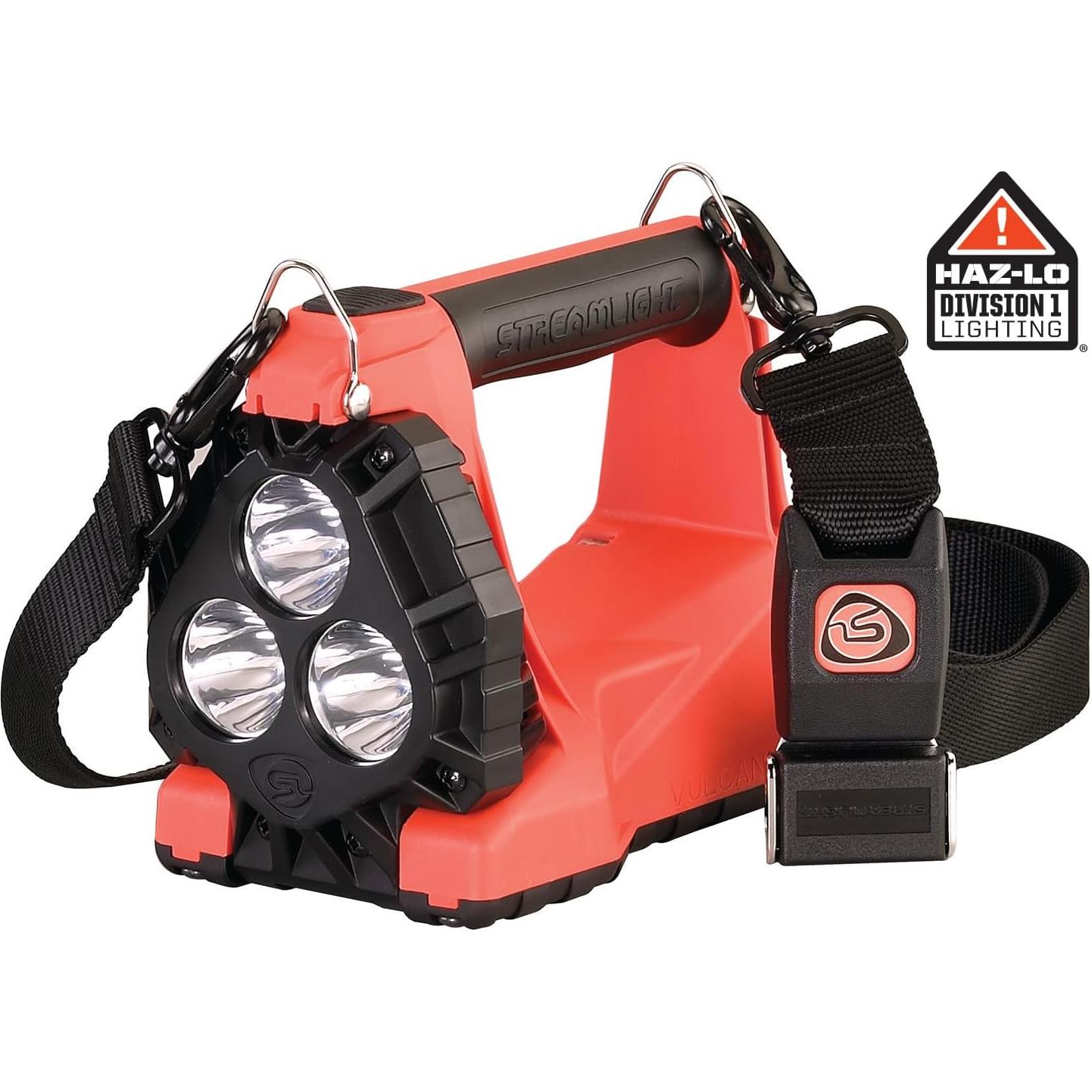 Linterna Recargable Streamlight Vulcan 180 Naranja 400 Lúmenes