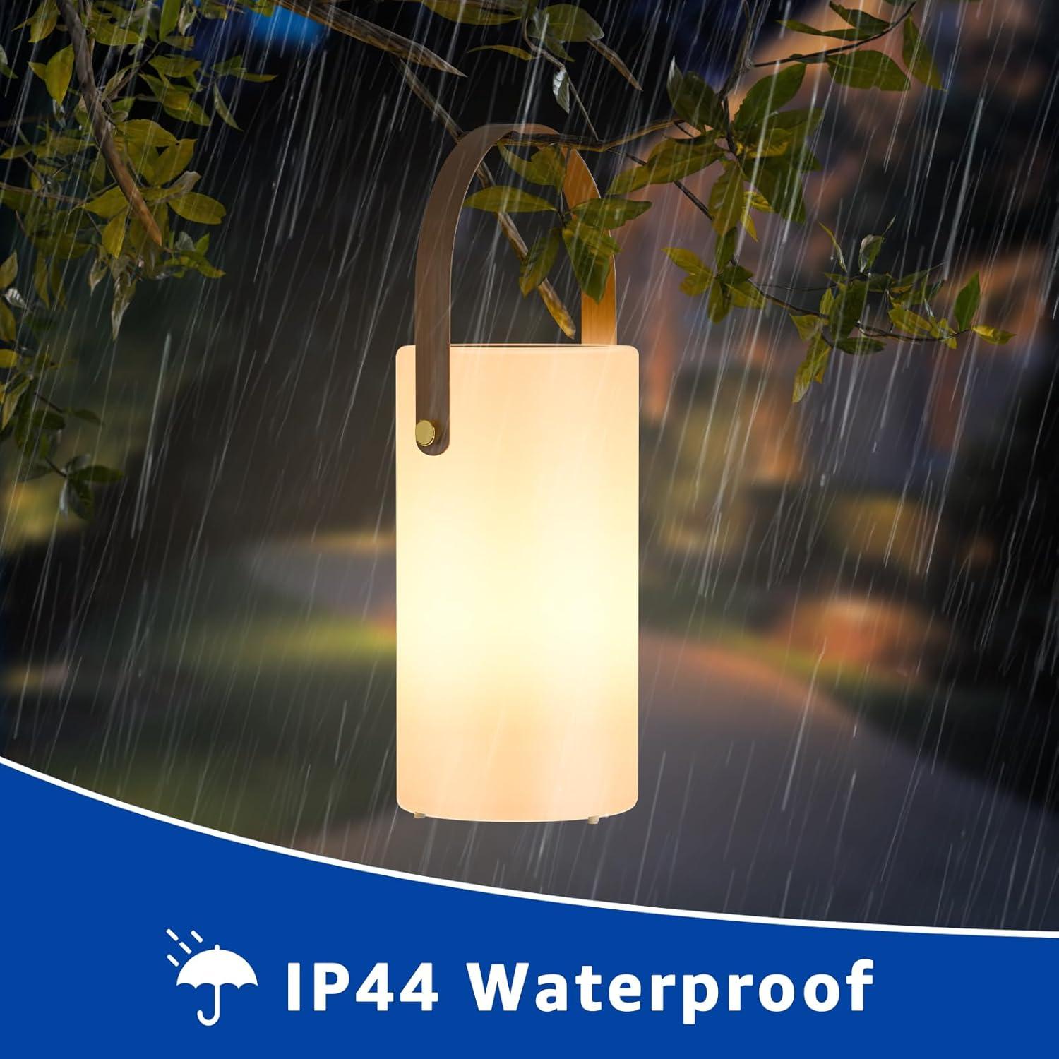 Lámpara de Mesa Solar uuffoo PBG-1427 LED Recargable IP44