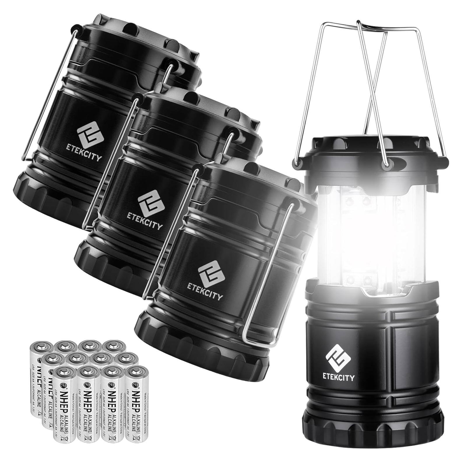 Paquete de 2 Linternas LED Plegables Consciot 300 Lúmenes