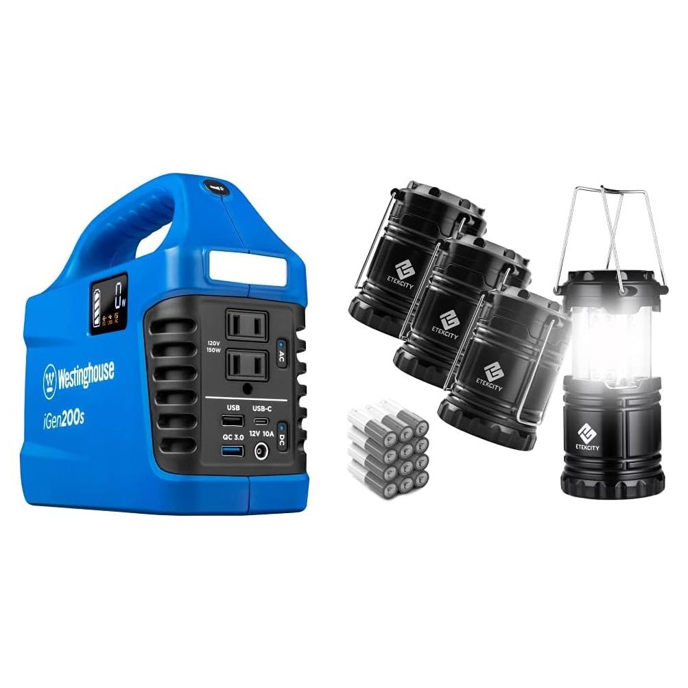 Estación de Energía Portátil Westinghouse iGen200s 300W + Linterna LED