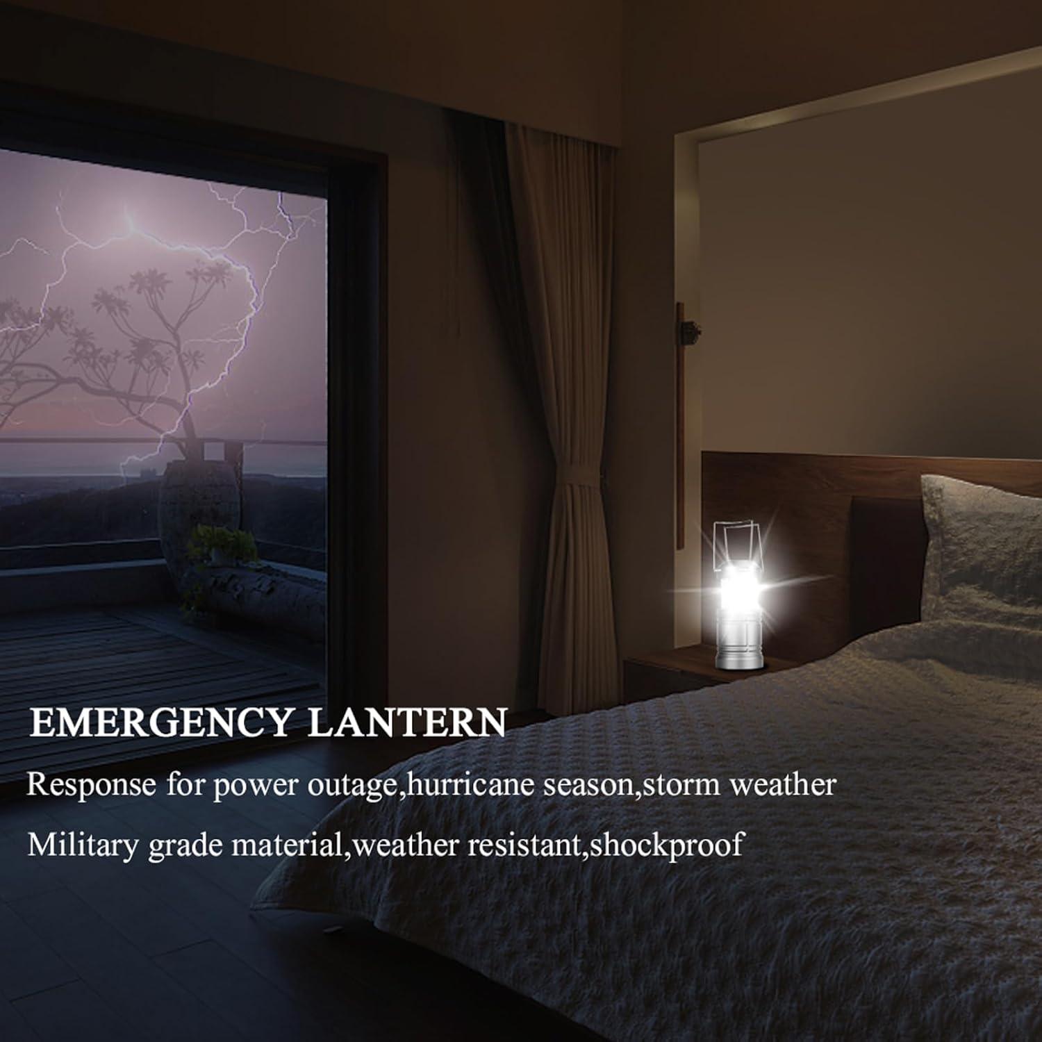 Linterna LED Souyos 4 Piezas para Camping y Emergencias