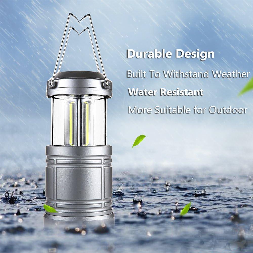 Paquete de 2 Linternas de Camping LED 500 Lúmenes Miuree
