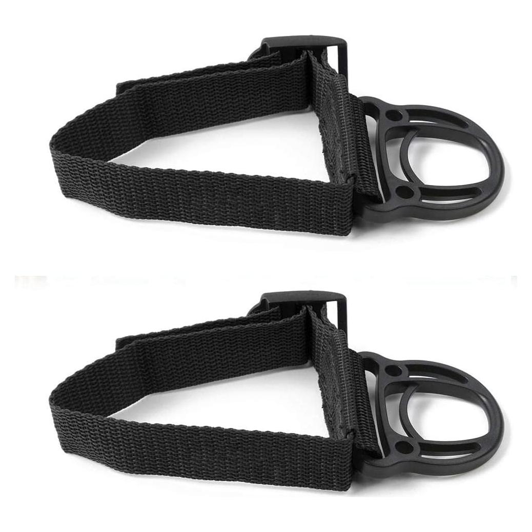 Gancho de abrigo JeCar para Jeep Wrangler 2PCS Negro