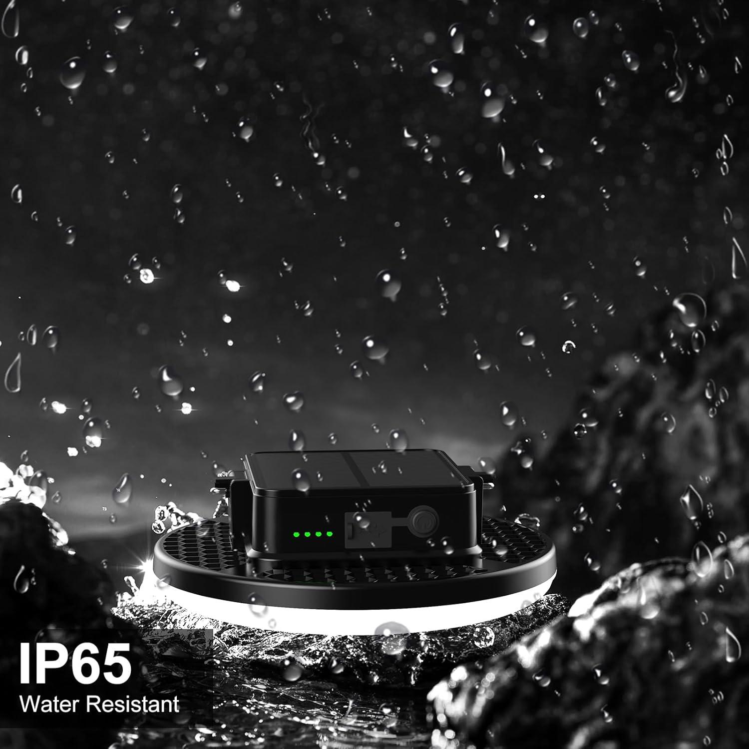 Linterna Solar Recargable 16500mAh 3000LM Iodoo IP65 Camping