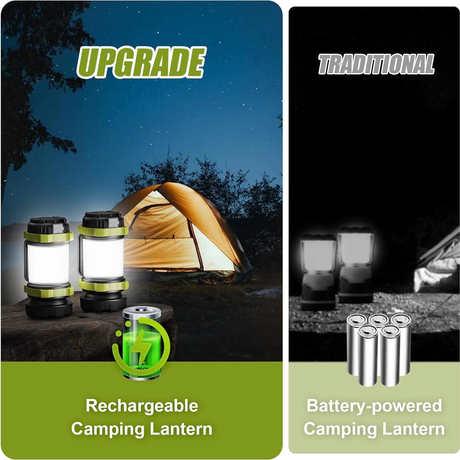 Linterna de Camping Recargable Alpswolf 800 LM IPX4 4 en 1