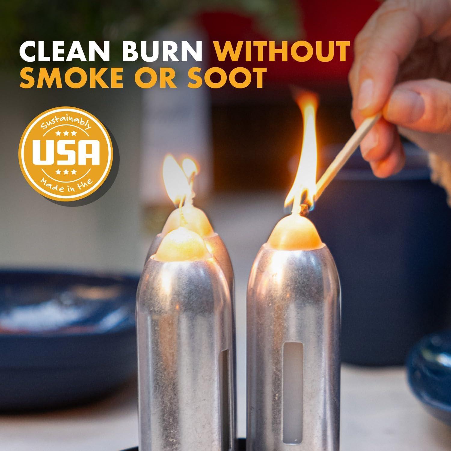 Velas de Cera de Abeja UCO - Paquete de 20 Velas 12 Horas