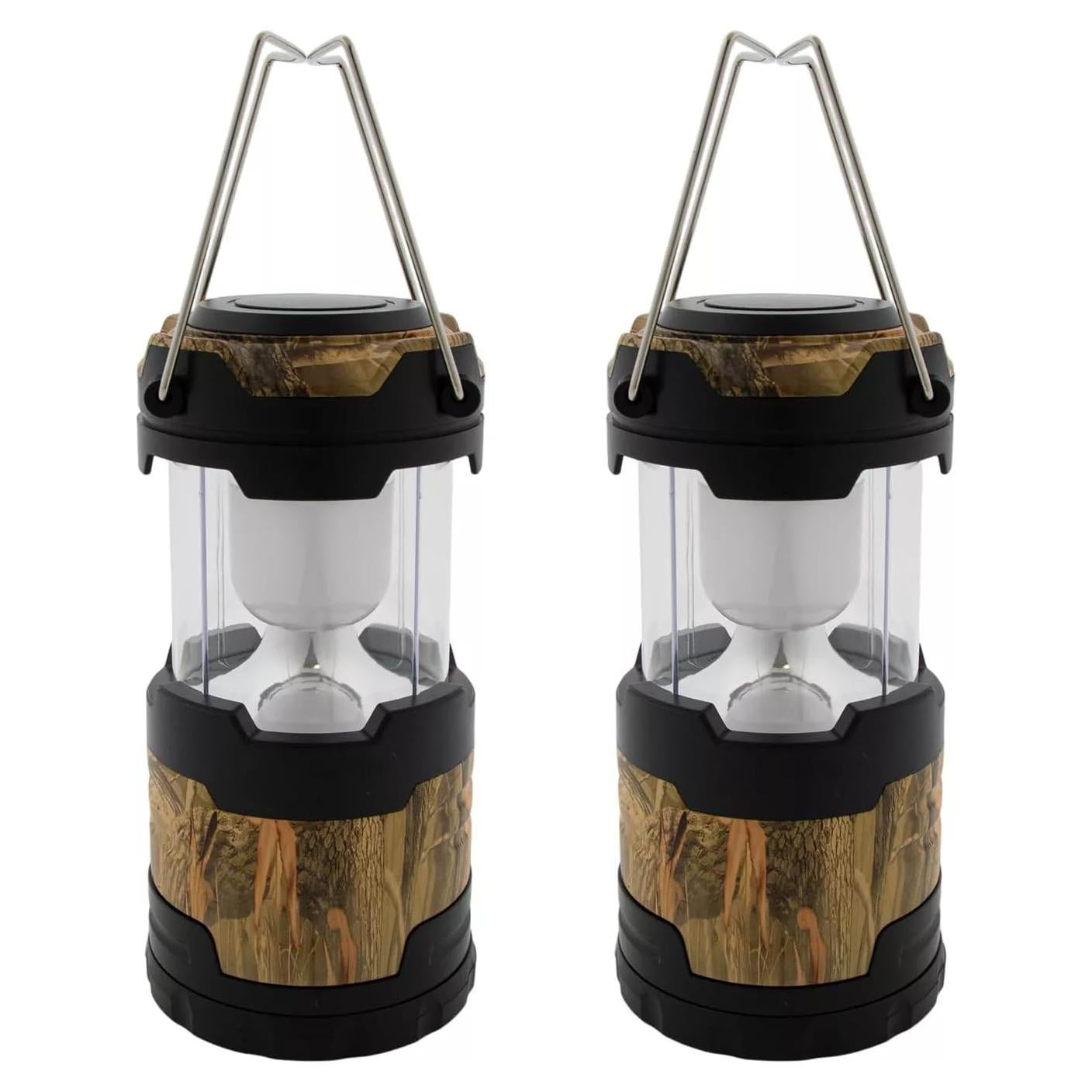 Juego de 2 Linternas LED Camo Woodland Creek 20.32 cm