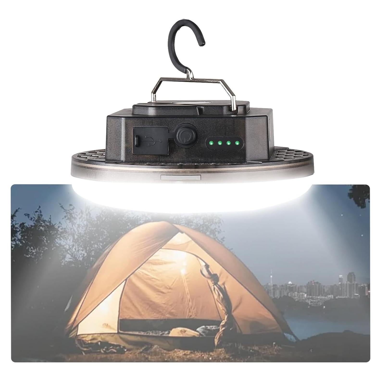 Lámpara LED Recargable Gsvyaniv 12000mAh 4000LM IPX5