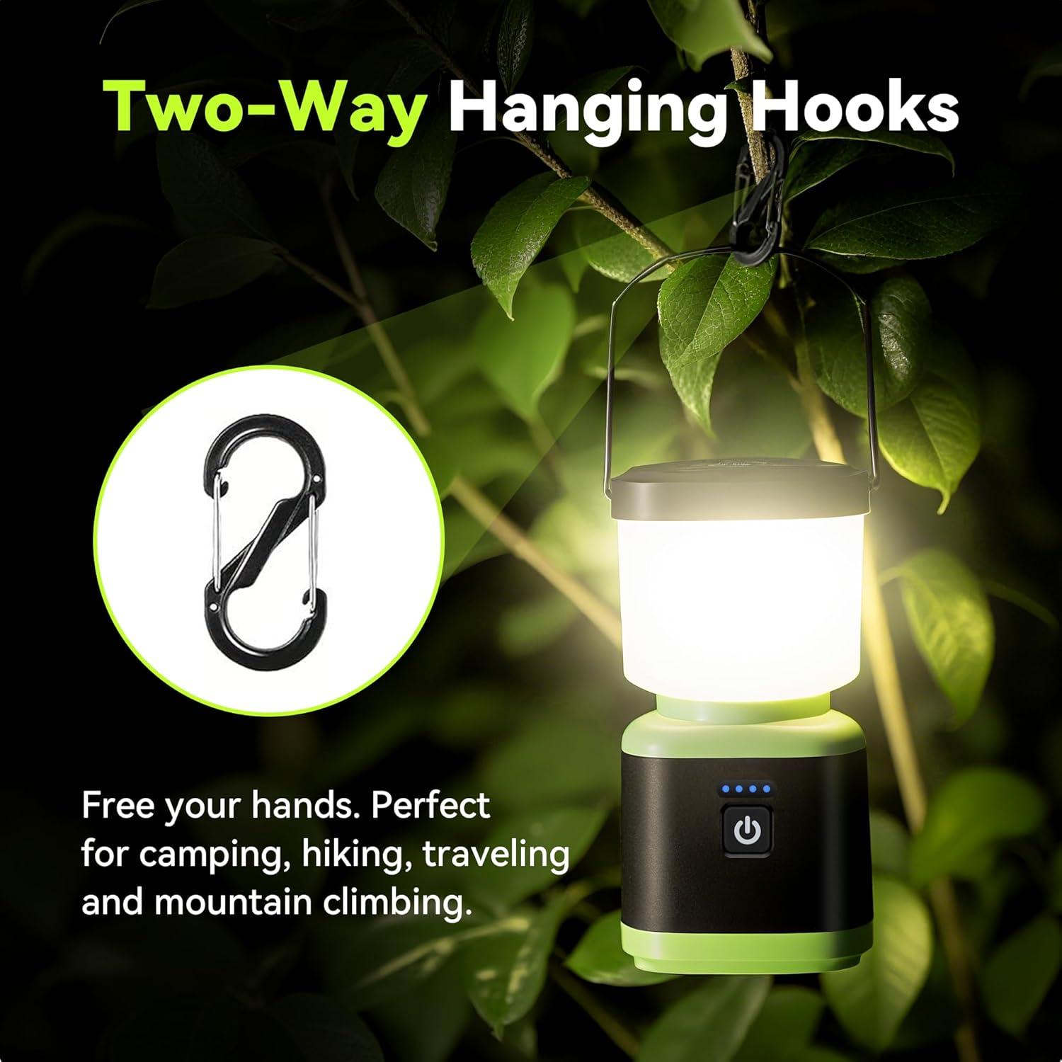 Linterna de Camping Recargable AlpsWolf V220, 4000mAh, IPX4