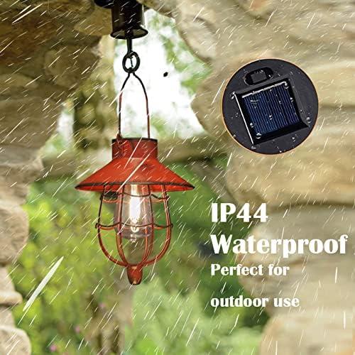 Linterna Solar Colgante YAKii LP110 Metal Impermeable Rojo