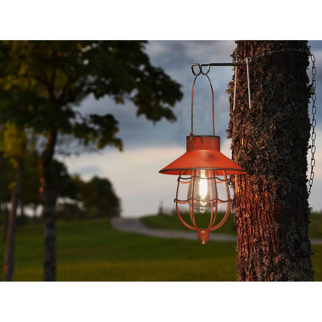 Linterna Solar Colgante YAKii LP110 Metal Impermeable Rojo