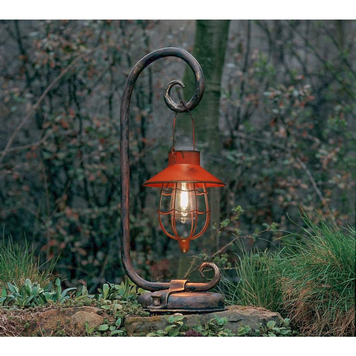 Linterna Solar Colgante YAKii LP110 Metal Impermeable Rojo