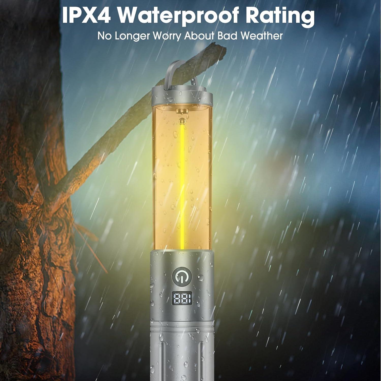 Linterna de Camping LED 2 en 1 KXK-606 Recargable 2500mAh