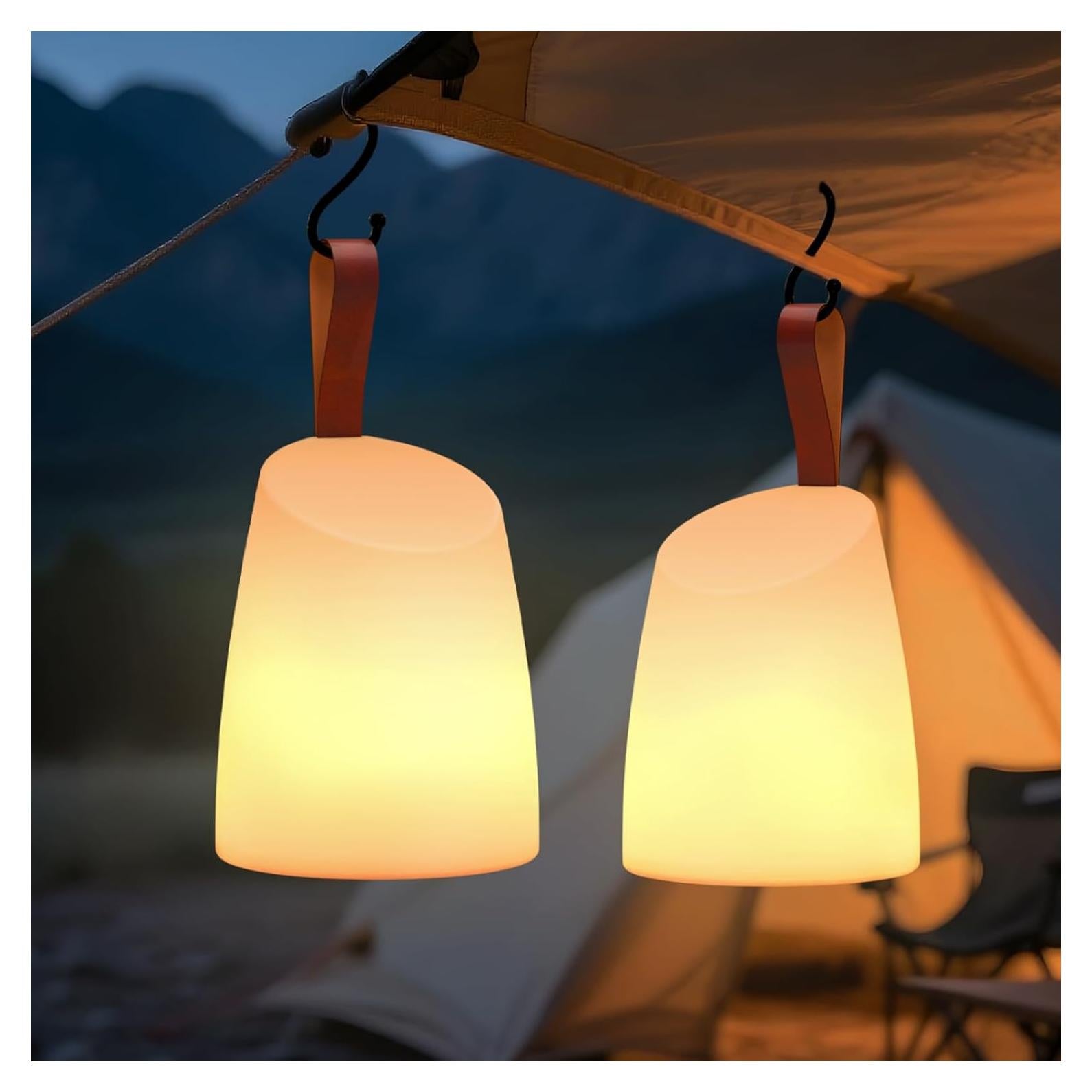 Lámpara de Mesa Portátil LED uuffoo 2 Pack IP44 Recargable