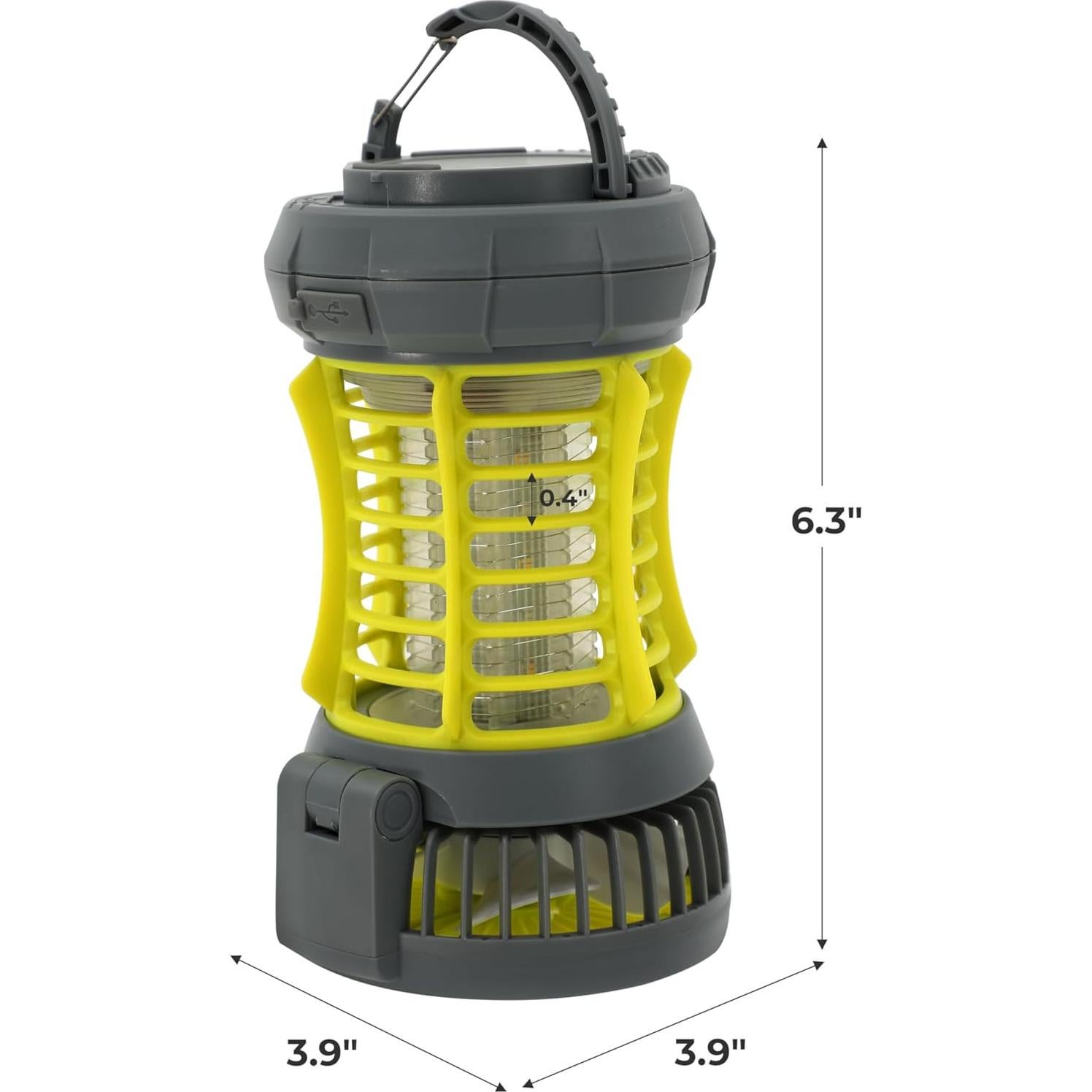 Lámpara de Camping Portátil GREEN MORE con Ventilador 6 Modos