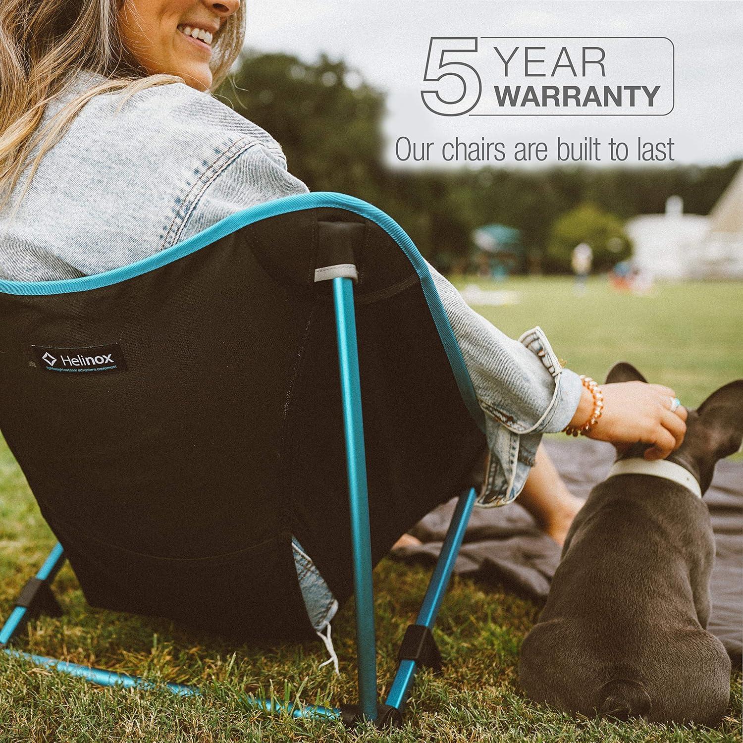 Silla de Festival Helinox Incline Plegable Ajustable Negra