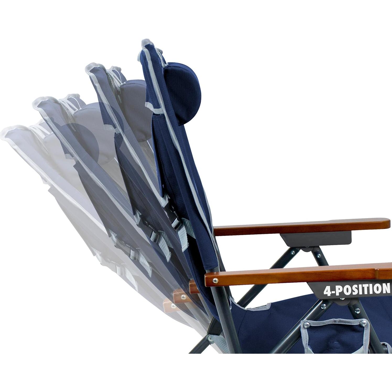 Silla de Camping Plegable GCI Outdoor Mochilero Wilderness Azul