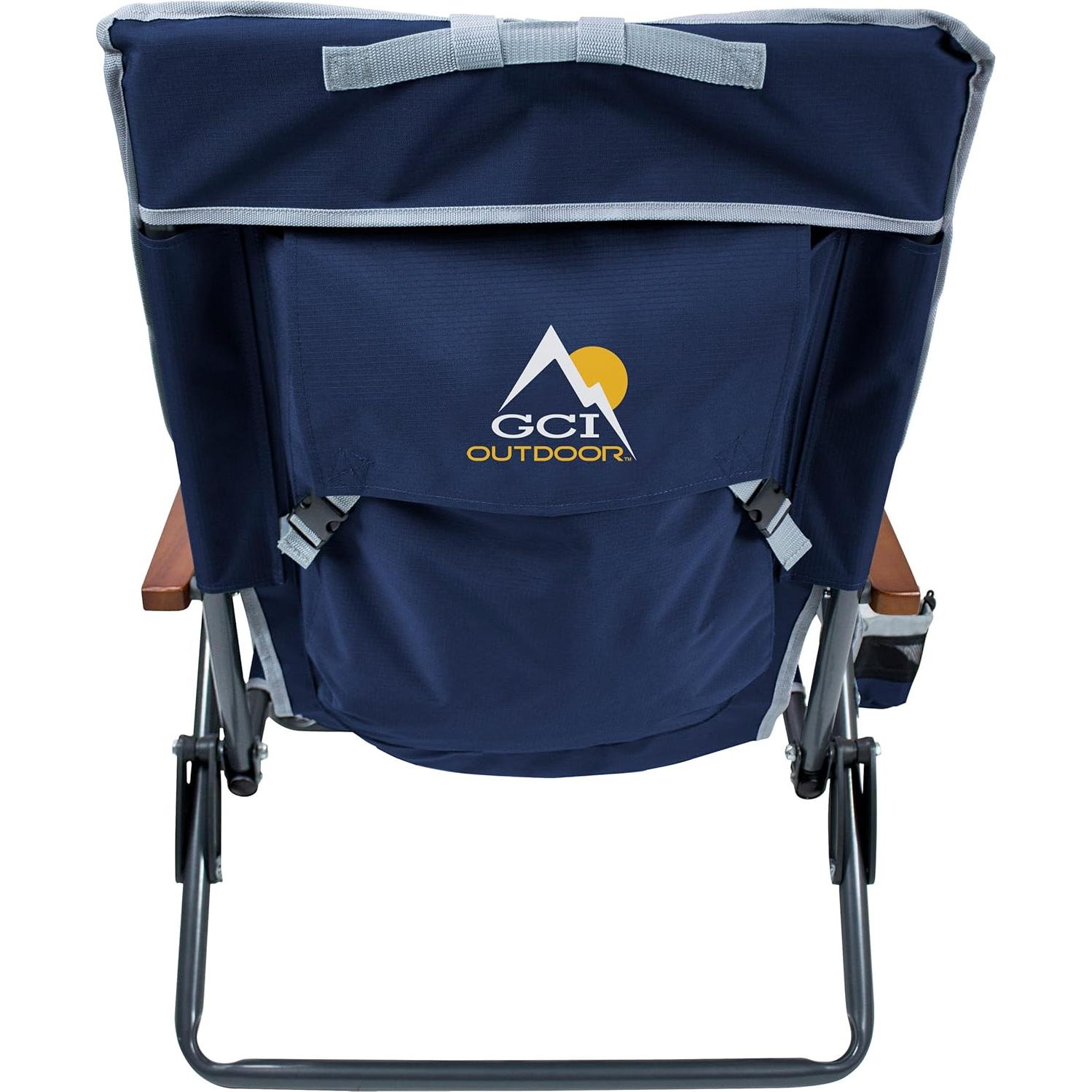 Silla de Camping Plegable GCI Outdoor Mochilero Wilderness Azul