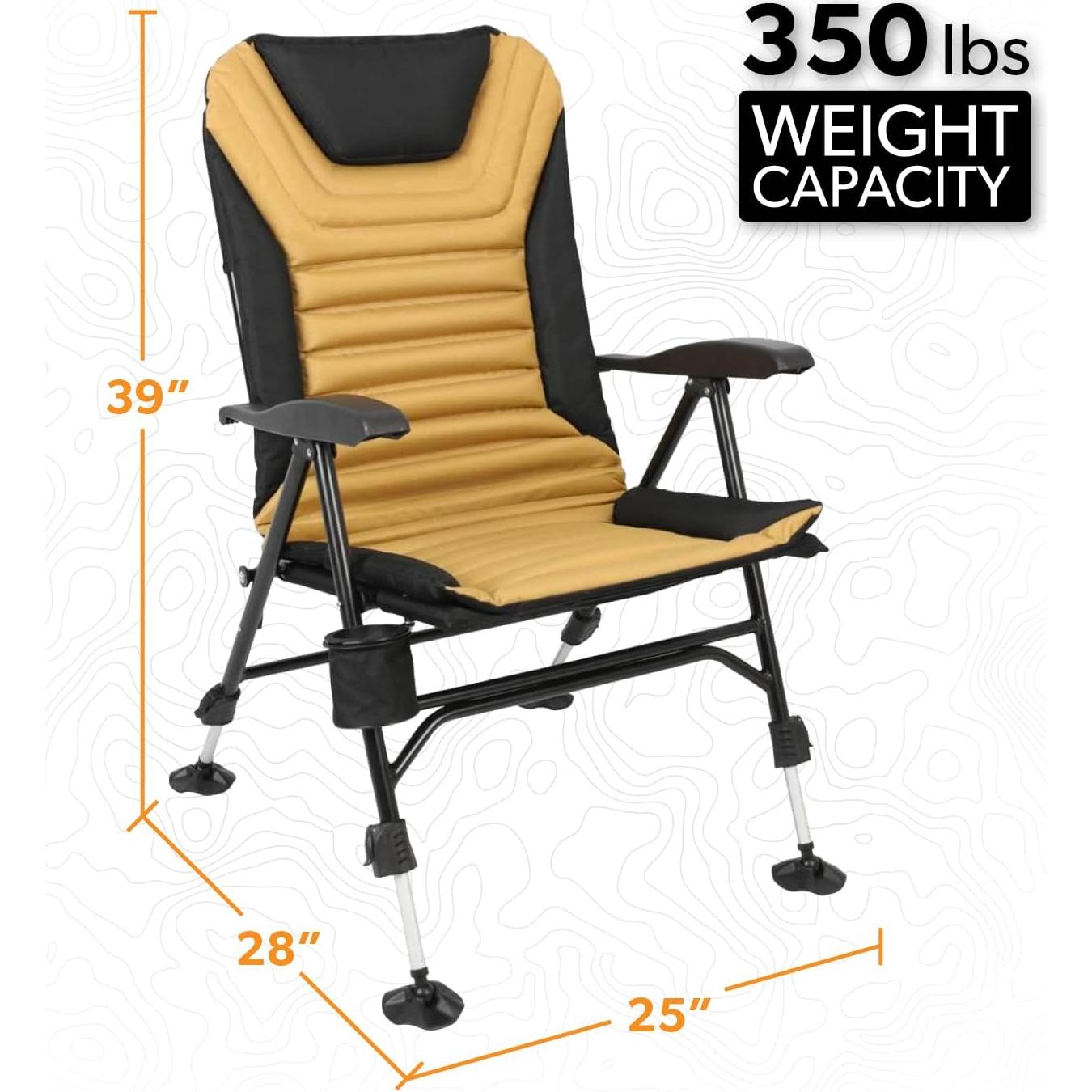 Silla Plegable Off Grid Kuma Outdoor Gear Sierra/Negro 136 kg