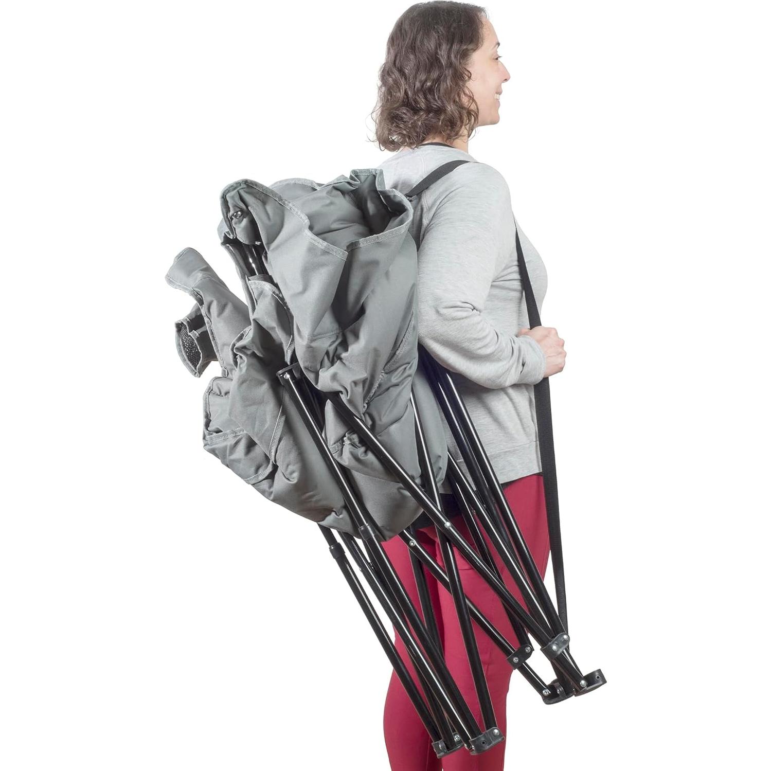 Silla de Camping Plegable DuraBilt XL Relaxer - 400 lbs