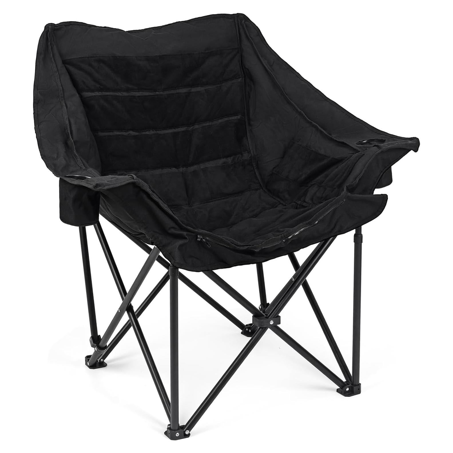 Silla de Camping Calefaccionada Minndudu XL Acolchada 181 kg