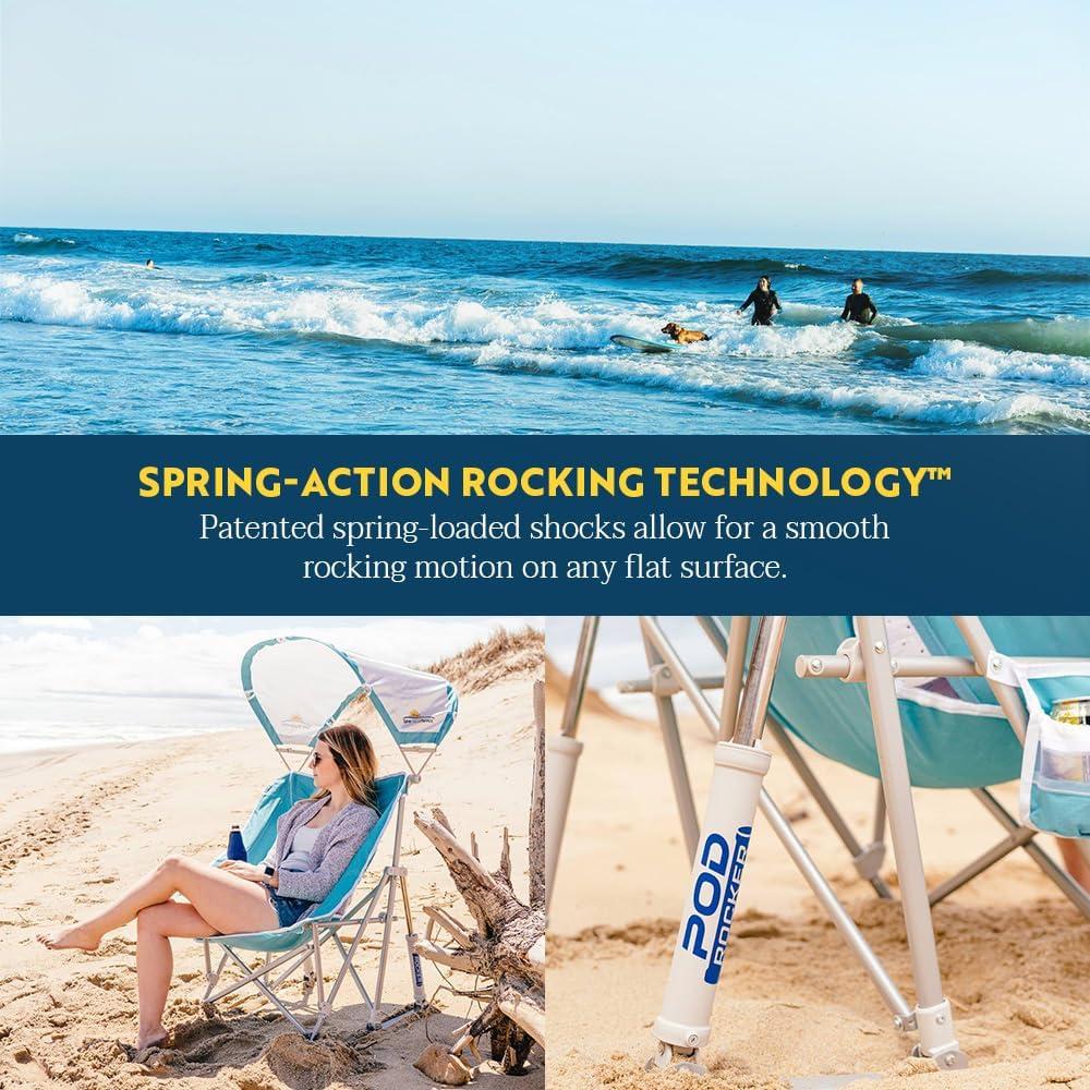 Silla de Camping GCI Outdoor Pod Rocker con Toldo Verde