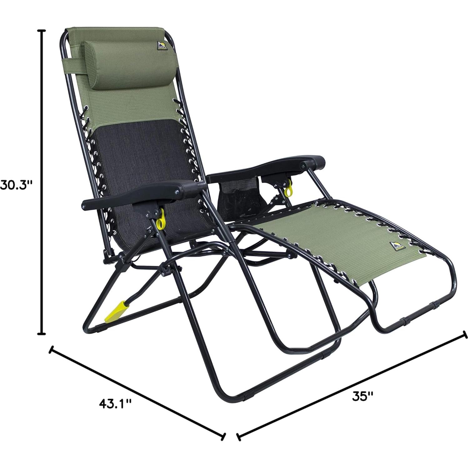 Silla Gravedad Cero FreeForm GCI Outdoor Verde Loden 136 kg