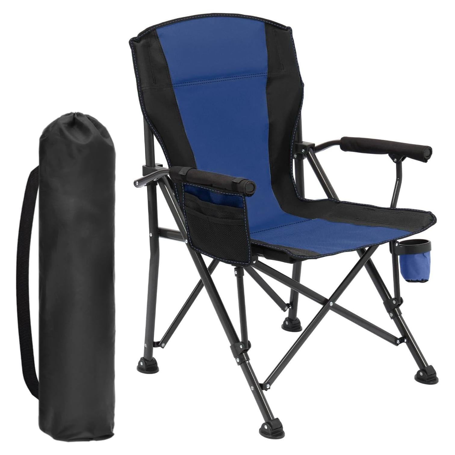 Silla de Camping Plegable LING RONG Alta Resistencia 204 kg