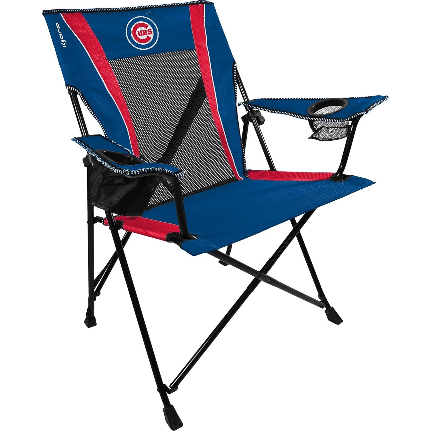 Silla Plegable Kijaro Dual Lock Pro Chicago Cubs 136 kg Azul